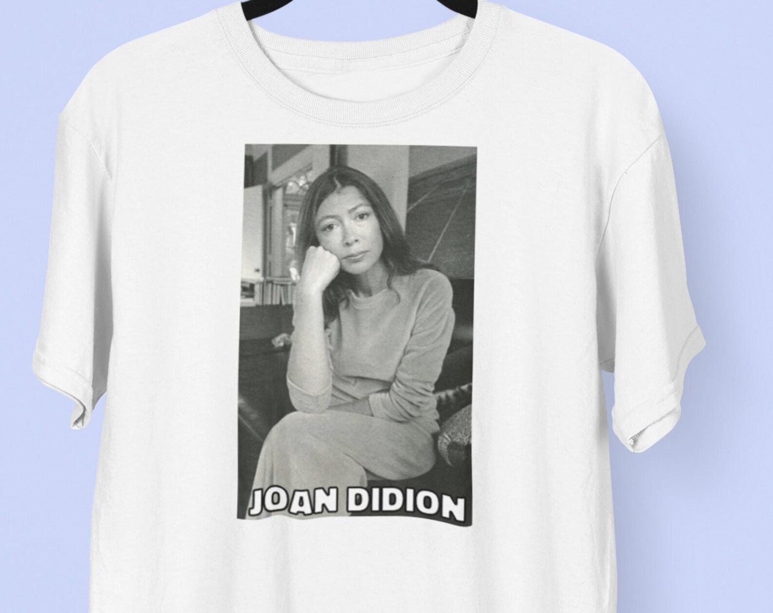 Joan Didion Writer shirt, American Writer T shirt, Book Lovers Gifts M