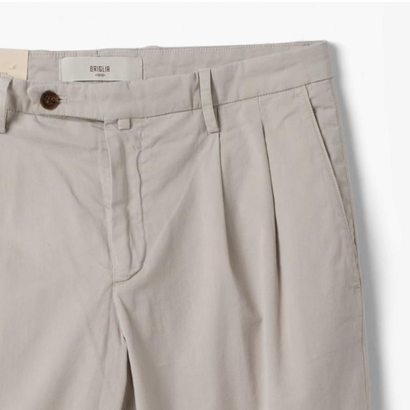Briglia 2pleats Pants Warm Gray Bg02 Iaf1m30000a08