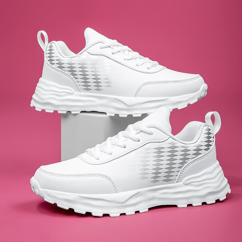 

Large size autumn new leather men s shoes lightweight fashion casual sports shoes student running shoes 47 белый