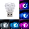 USB auto LED atmosférické světlo dekorativní lampy pro interiér auta prostředí auto PC počítač přenosné světlo plug-play ambientní světlo
