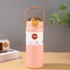 Stylish Stainless Thermos Cup Portable Double Good Drink Outdoor Sports Big Cap Kettle Durable Durable Useful Useful