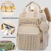 New Style Mommy Bag, Outdoor Backpack with Shoulder Straps, Diaper Pad, Bottle Storage Bag, Large Capacity Mother and Baby Bag