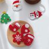 Christmas Brooch Embroidery Anti-rust Portable New Year Creative Decorate Long Lasting Cartoon Santa Claus