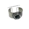 Punk Goth Rhinestone Bracelet Silver Color Women Bangle Fashion Metal Wire Bracelet  Music Party