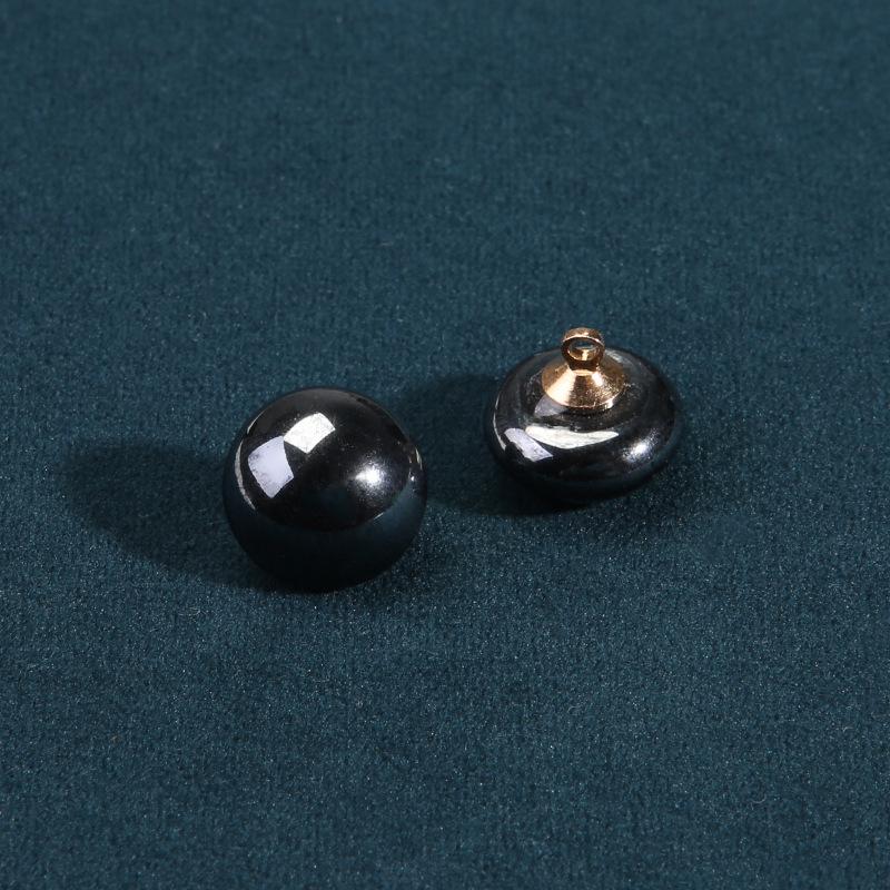 

Круглые белые пуговицы для рубашки Женская одежда Пуговицы-жемчужины высокого класса Пуговицы высокого класса для рубашки, кардигана, свитера, пальто Маленькие пуговицы 6 #Navy Blue * 12mm * Round