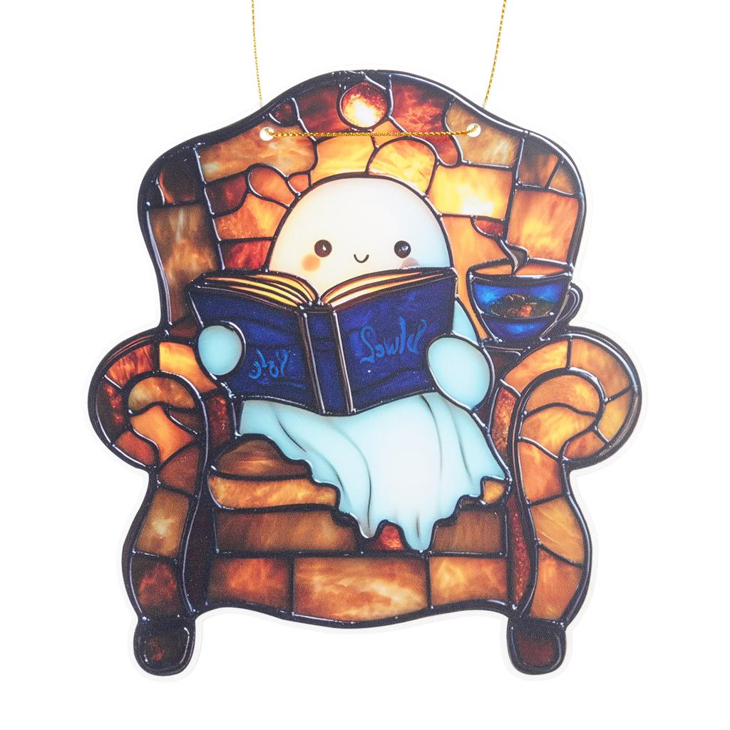 Acrylic Halloween Window Hanging Decor For Indoor Outdoor Fall Party Home Decoration Durable Unbreakable Design