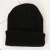 High Quality Exquisite Autumn and Winter Unisex All-match Pure Color Simple Style Adjustable Warm Knitted Hat