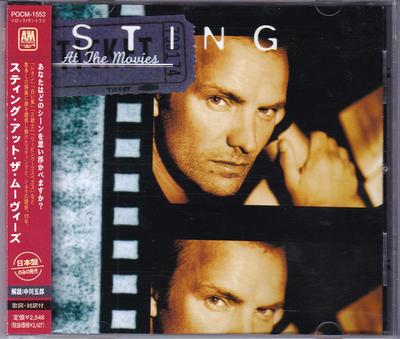 CD STING  At The Movies POCM1553 AM 1997 Japan ObiRock Used