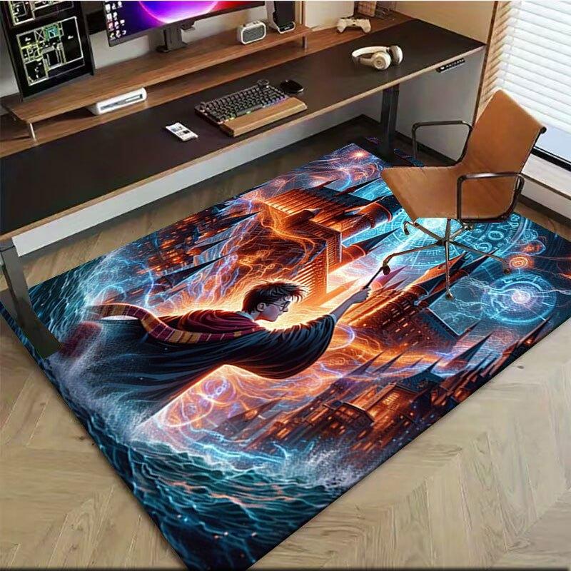 "Hogwarts Magic: The Ultimate Wizarding World Poster"Office Mat Home Decor Office Rugs LB132