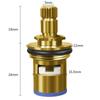 Core of Faucet Copper Valve Stainless Steel Faucet Valve Core Accessories Thickening  Bathroom