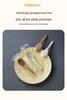 Biodegradable Rice Husk Chinese-Style Spoon: Disposable, Food-Grade for Porridge, Soup, Condiments, Dessert, and Takeout.