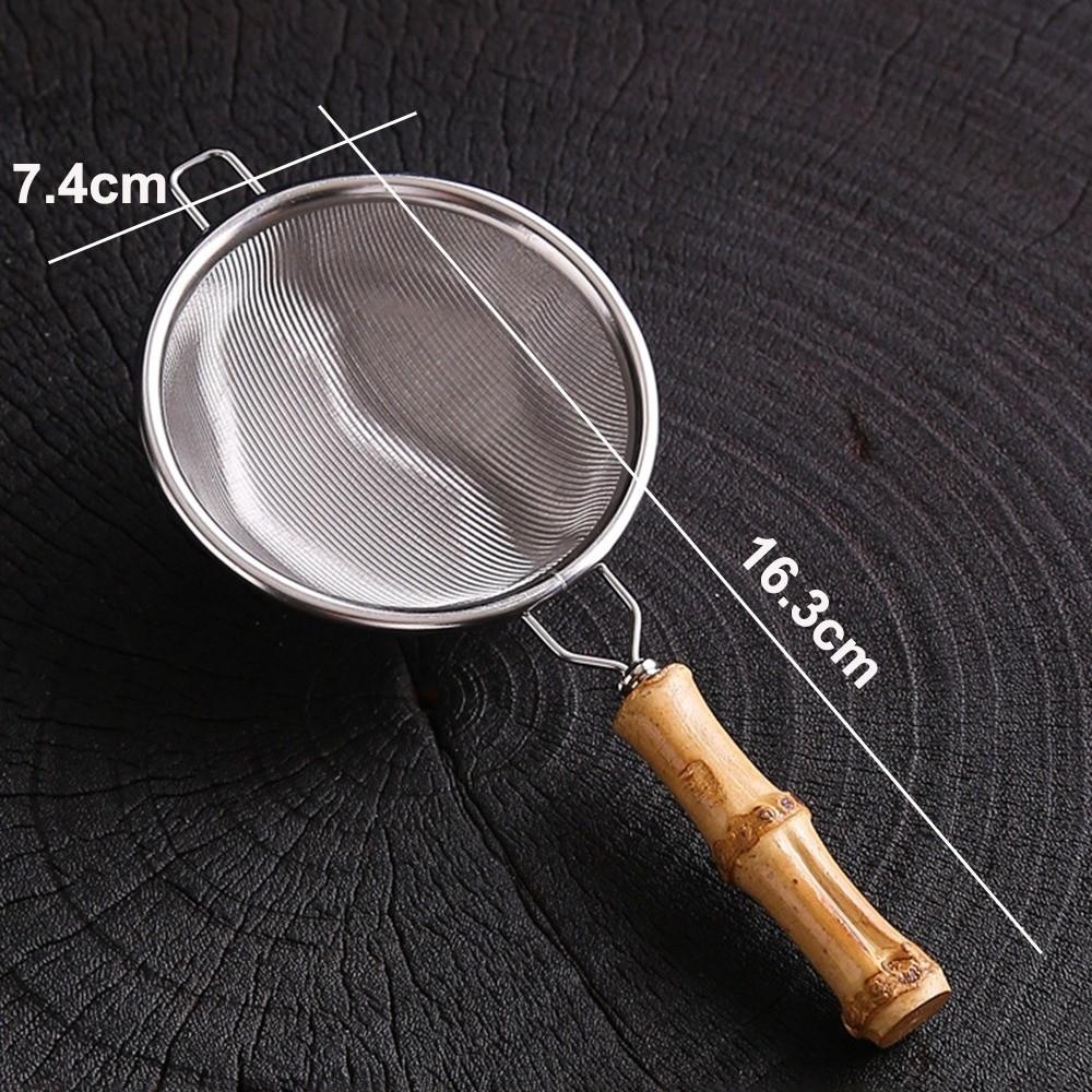 Nový nerezový sítko na matcha Snadno čistitelné Velmi jemné síto Čajové sítko Malé Nerezové Sítka na potraviny do kuchyně
