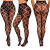 Sexy Fishing Net Socks Women's Hollow Jacquard Pantyhose  High Elasticity Thin Lace Mesh Stockings