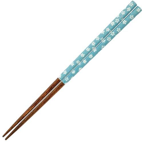 Sunlife Sakura Meguri Japanese Wooden Chopsticks 23cm Dishwasher Safe Pink Cherry Blossom Pattern Made In Japan H-06936