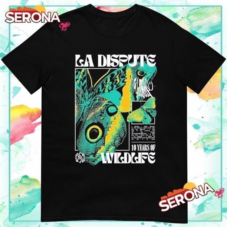 LA dispute 10 years of wildlife Black Shirt Full size S-5XL HS90 Unisex T-Shirt XXXL