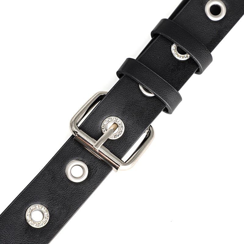 Women's Minimalist Stylish Needle Buckle Belt , Solid Color Elegant PU Leather Belt Casual Punk Versatile Accessory Men's Belts