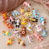 Kawaii Animal Kingdom | 18K Gold Plated Brass Enamel Animal Charm for Jewelry Making | Cute Cartoon Animal Pendant