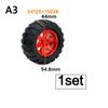1Pcs Technical Tire & Wheel Hub Building Blocks Compatible with MOC Car Truck Parts
