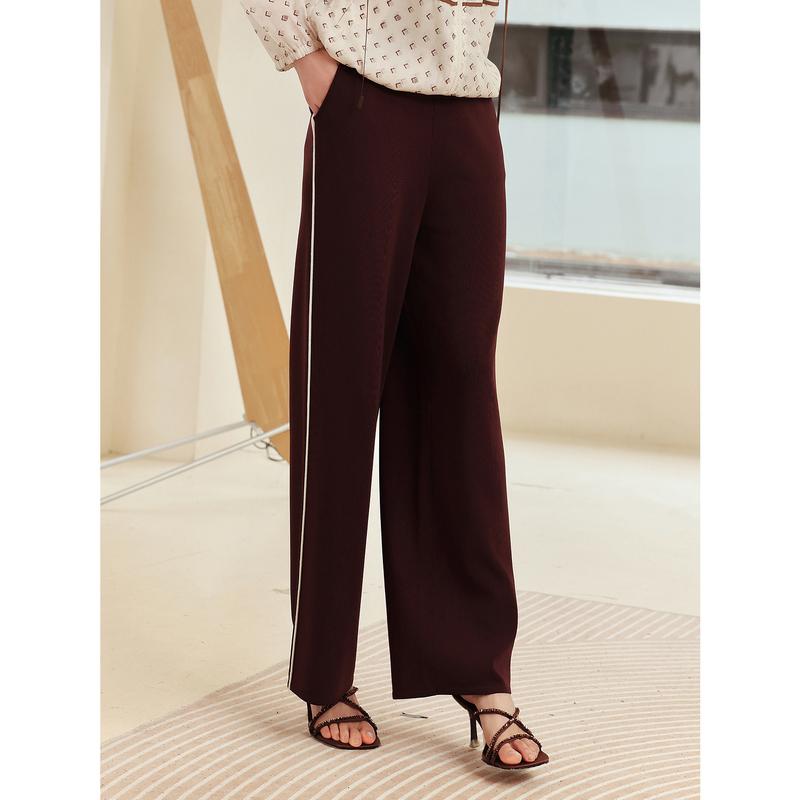 JZ Jiuzi Women's Summer Collection Simple and Comfortable Glutinous Rice Set Pants