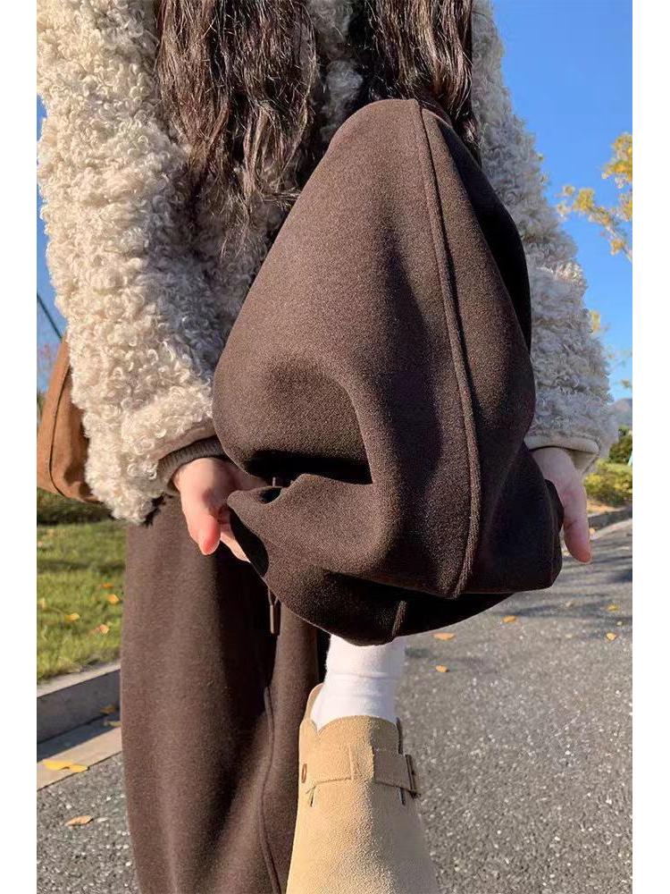 

Women s High Waist Velvet Wide Leg Pants - Deep Gray with Center Stripe M