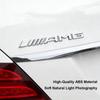 3D ABS Car Letters Logo AMG Badge Rear Trunk Emblem Sticker for Mercedes Benz AMG A B C E G W211 W203 W204 W210 W124