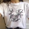 New Ahegao Harajuku Graphic Women T-Shirt My Hero Academia Anime Senpai Top Female T Shirt Harajuku O-Neck Casual Lady Clothing