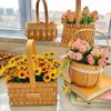 Handwoven Lace Fruit Basket  Home Decoration /Restaurant Serving Tabletop Display