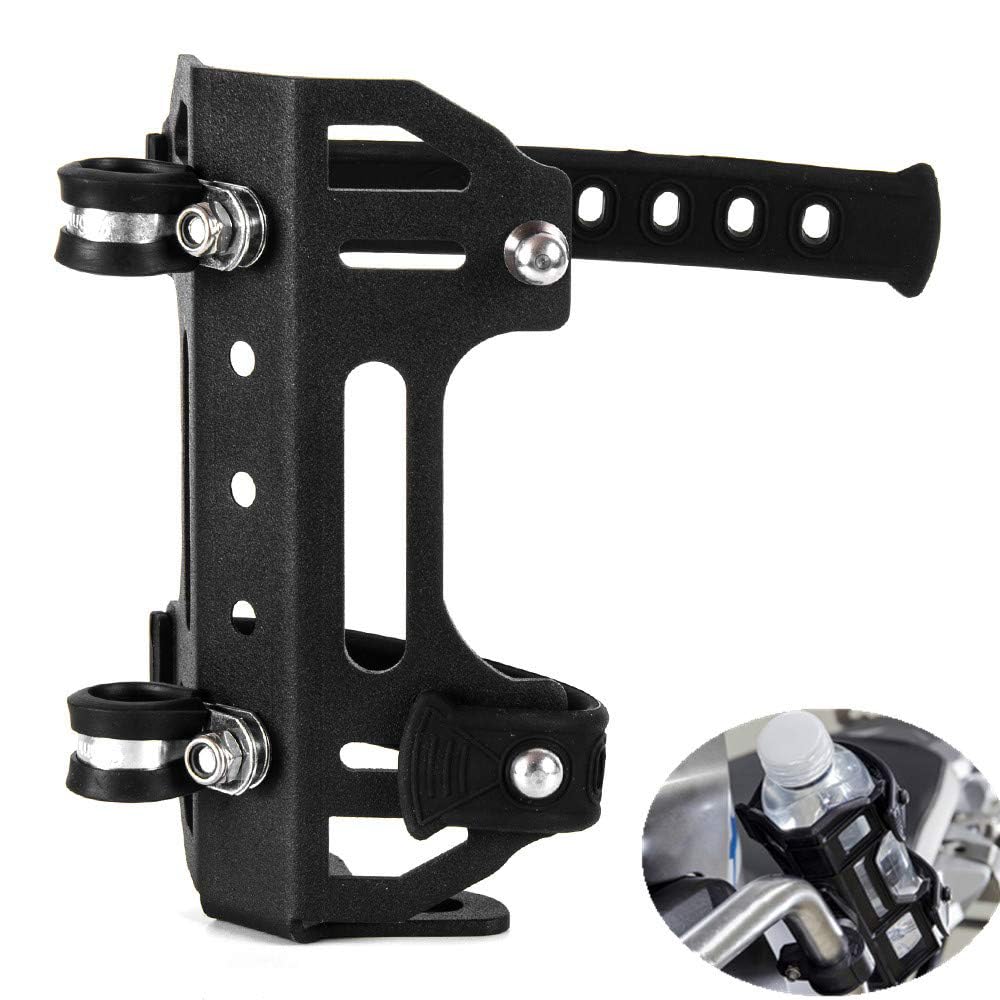 

MOTO4U Motorcycle Drink Bottle Drinking Water Bottle Drink Cup Universal 16mm Handlebar Mount Holder, Holder, Holder, чёрный