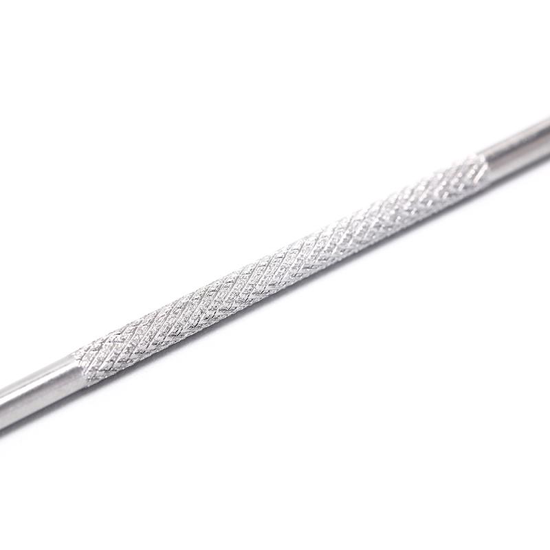 1Xnail Cuticle Remover Skin Cleaner Stainless Double Sided Spoon Pusher Art Tool