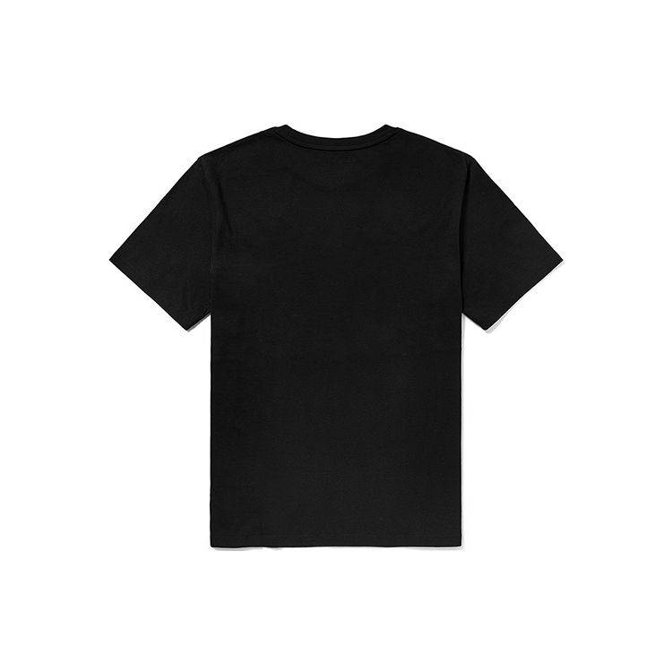 Timberland Color Block Round Neck Printed Short Sleeve T-Shirt Men Tops Black A22S1P56