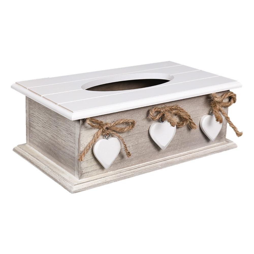 Exquisite Tissue Holder Moisture-proof Facial Tissue Case Creative Wooden Tissue Box Dormitory Wood