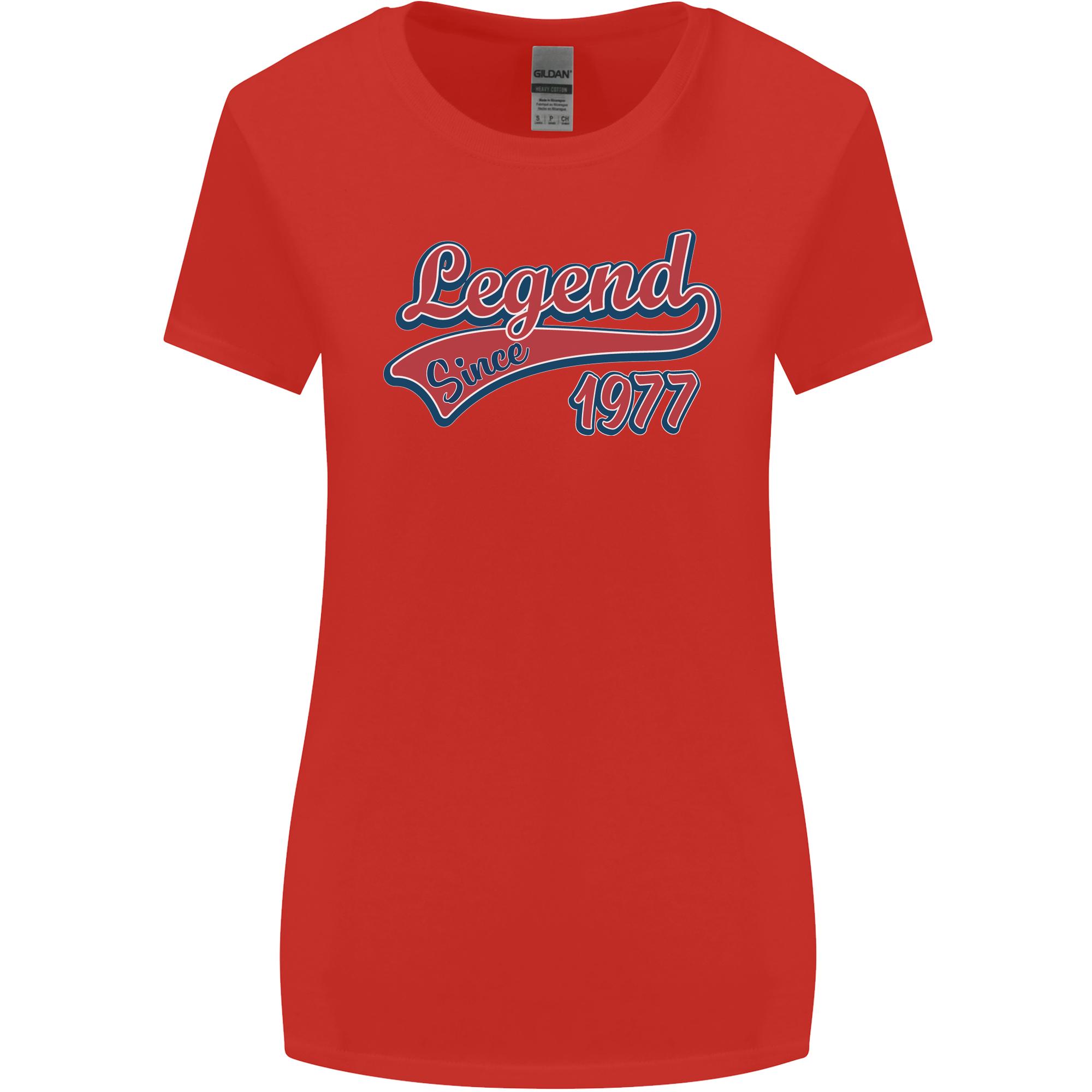 Legend Since 49th Birthday 1977 Unisexs Wider Cut TShirt S
