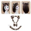 Cats Costume Set Ears Tail Bowite Tutu Animal Fancy Costume Kit Accessories for Kids Girls Halloween Cosplays Props