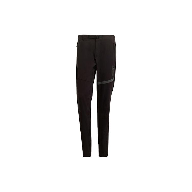 adidas Terrex Insp Ms Pants Outdoor mountaineering waterproof Reflective Logo Sports Long Pants Black Men s GR9996 S