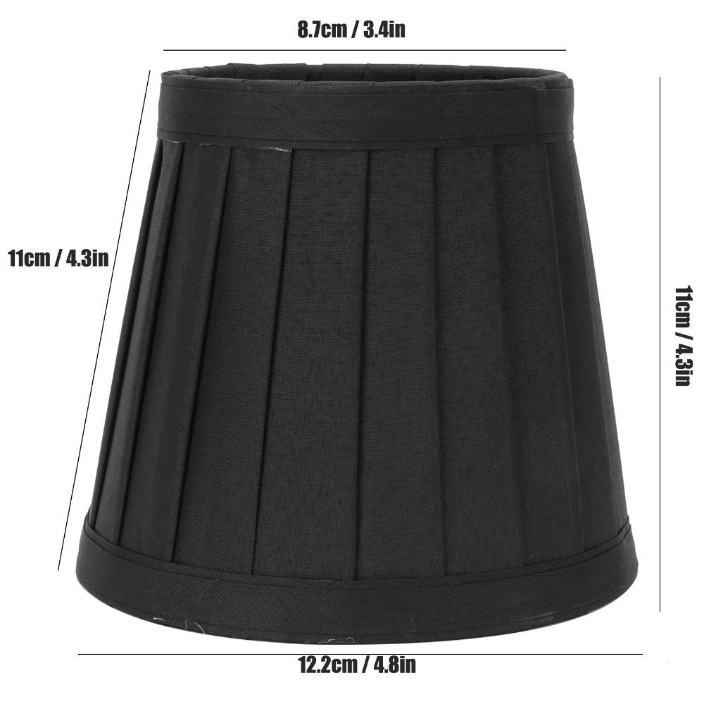 6 Stück Clip-On Design Lampenabdeckung Stoff Kleine Lampenschirme Moderner Wandlampenschirm Innenleuchte