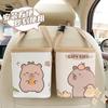 Car Trash Can, Cute Capybara, Practical Storage Box In the Car, Leather, Dirt-resistant Car Storage Bag