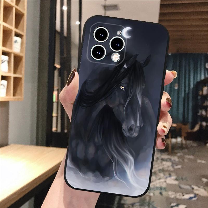 Horse Phone Case For iPhone Samsung Galaxy Redmi Xiaomi Oppo OnePlus Note S A 7 8 9 10 11 12 13 14 20 21 22 23 53 54 Pro Max Plus Ultra TPU Soft