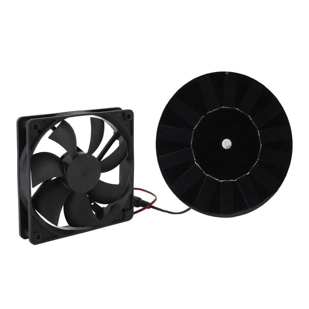 Solar Powered Exhaust Fan 10W 16CM Monocrystalline Silicon Solar Panel Ventilation Exhaust Fan Kit f