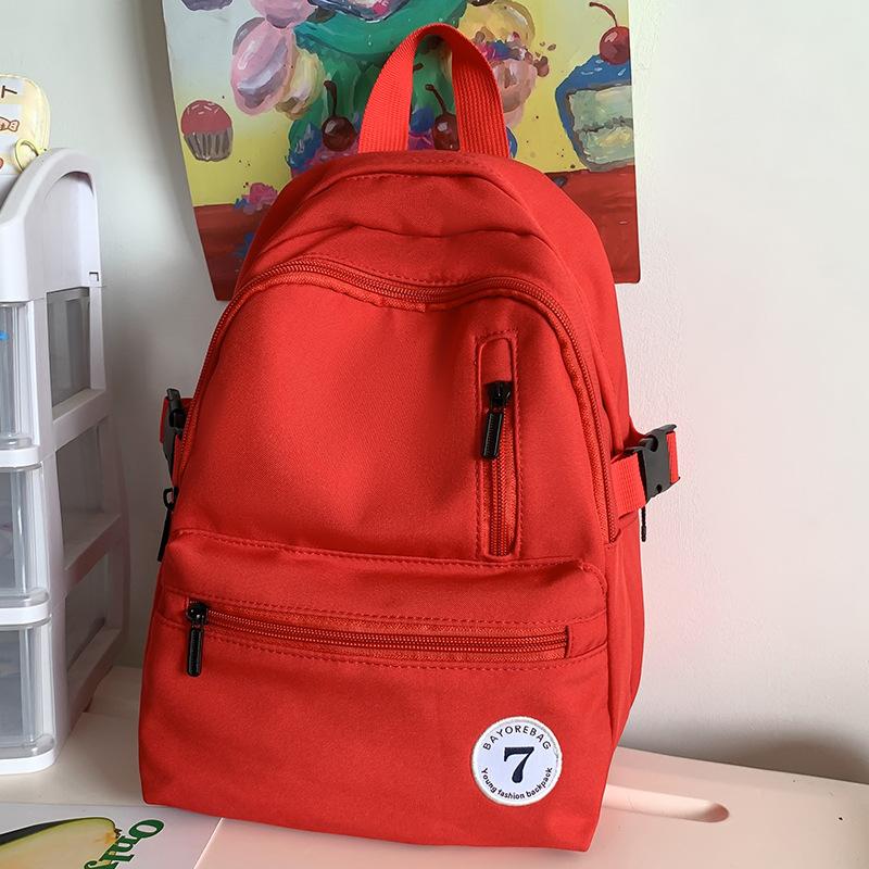 Small schoolbag children primary school students small backpack college students burgundy girls new cute backpack