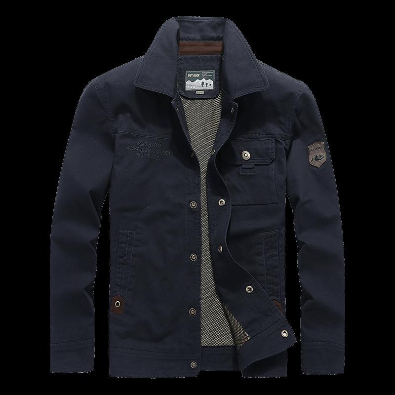 Spring Business Casual Lapel Jacket Men s Jacket Spring and Autumn Simple Jacket Jacket Men M