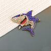 Creative Cute  Shark Brooches For Women Clothing Coat Jewelry Accessories