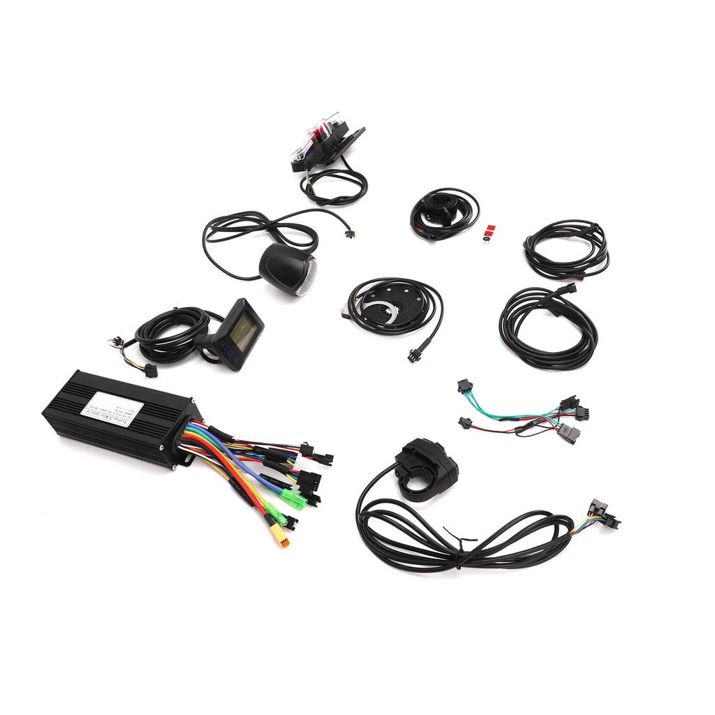 30A 3 Mode Controller M3 Display Thumb Throttle Kit Bike Lithium Battery Modification Kit for 750W to 1000W Motor