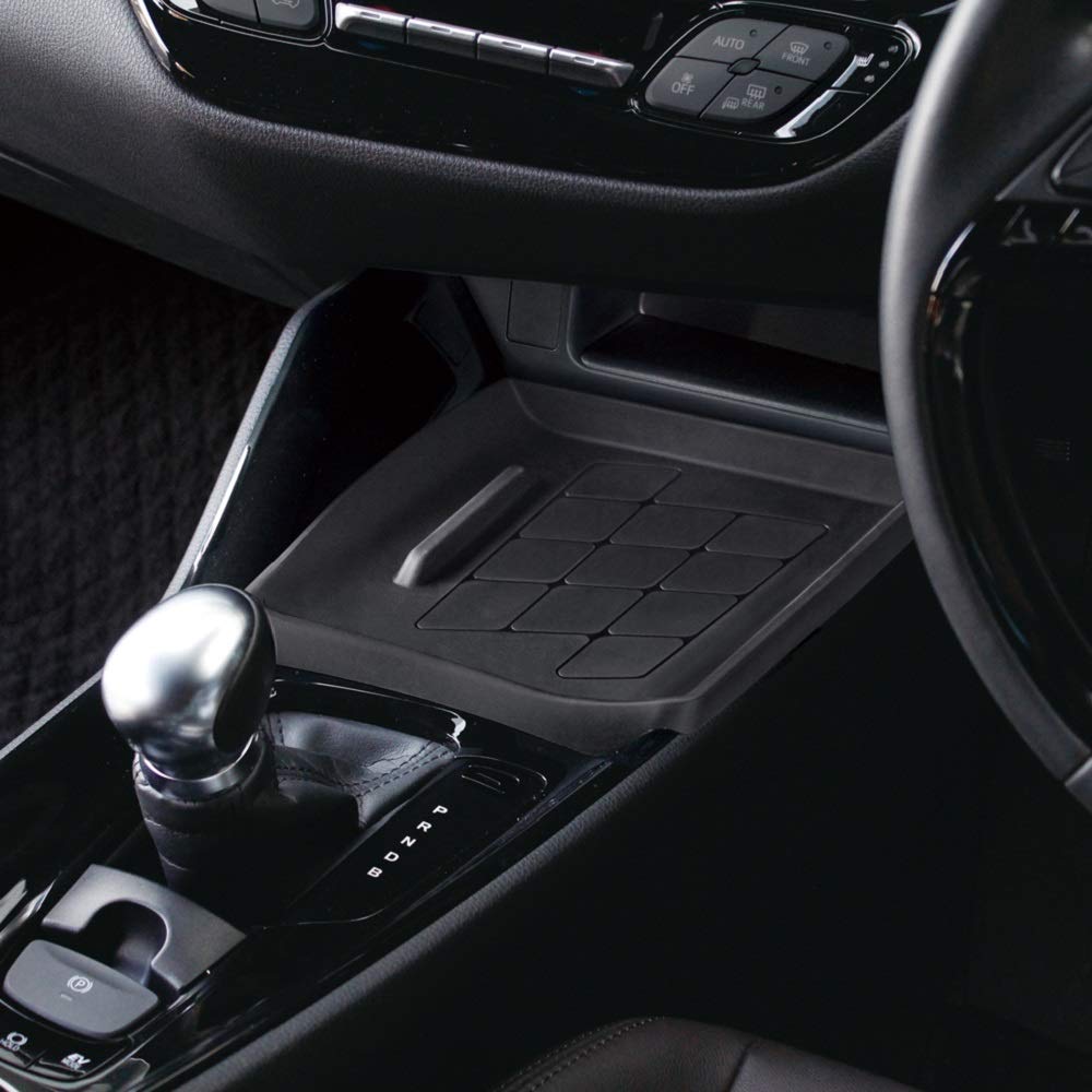 Tsuchiya Yac Konsolenablage für Toyota C-HR Schwarz 25,4 cm Lang x 6,2 cm Breit x 33,7 cm Hoch SY-C12