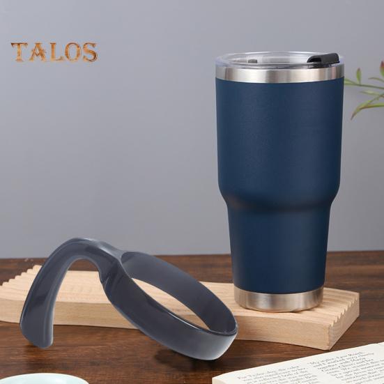 2 Pcs Tumbler Handle Attachment Ergonomic Grip Anti Slip Car Cup Holders BPA Free Travel Mug Handles for 20/32oz Tumbler Cup Accessories