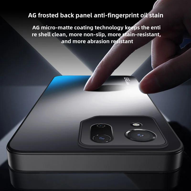 Magnetické pouzdro pro Asus Rog Phone 9 Pro Phone 8Pro Rog 7 6 Pro Matný nárazuvzdorný nárazník Stojan Tvrdý kryt pro ROG Phone 9Pro 7Pro