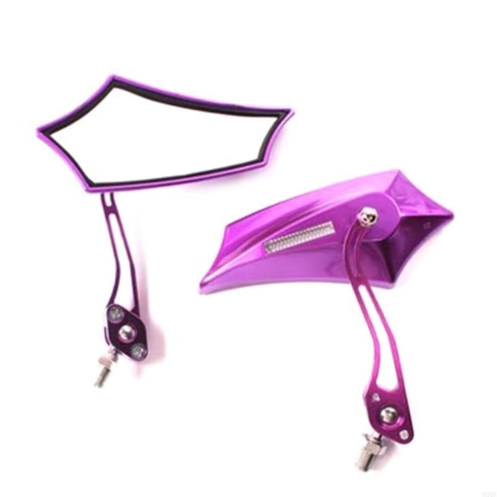

Adjustable Motorcycle Rearview Mirror 360 Degree Reversing Auxiliary Mirror Beginner фиолетовый