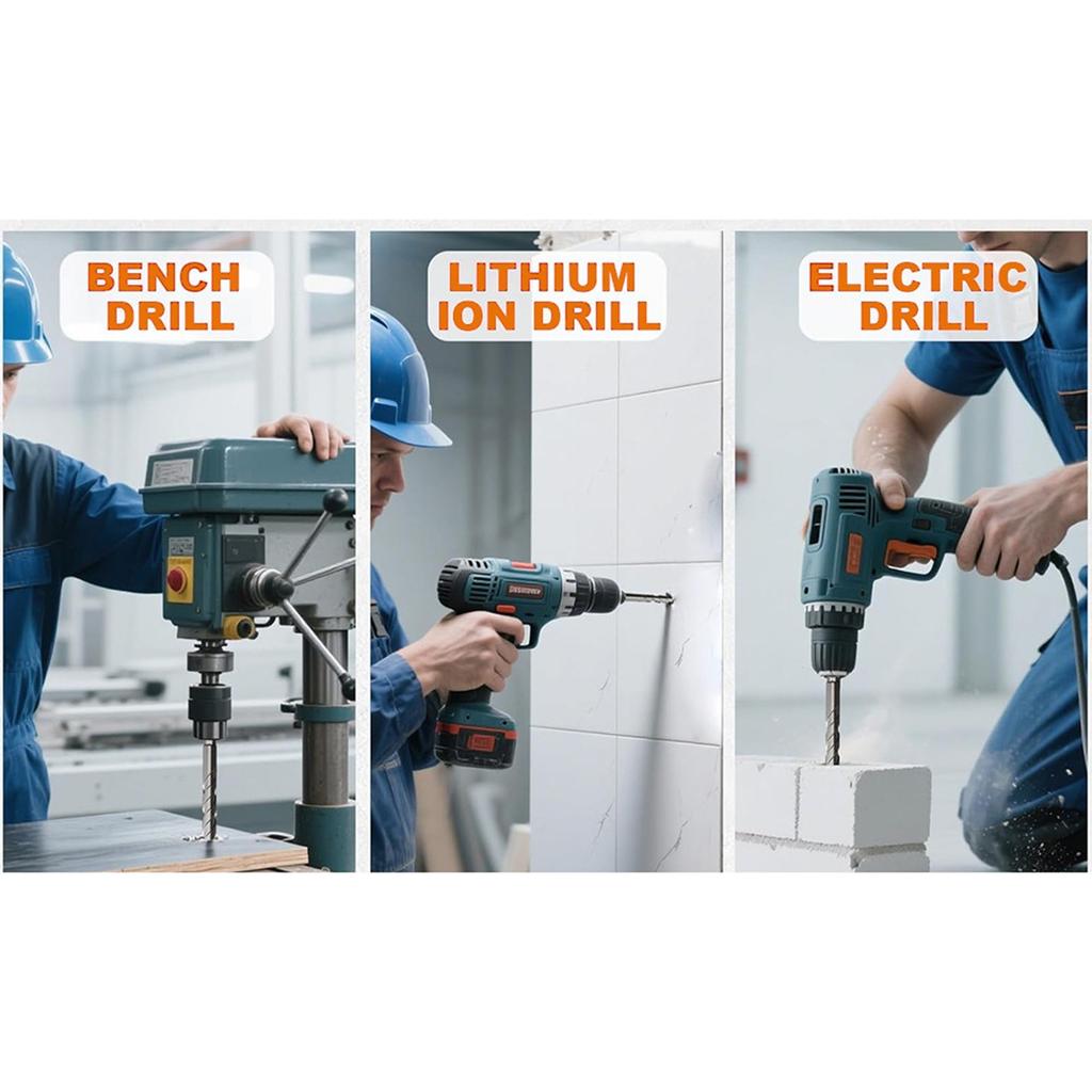 4/5/6/8/10/12mm Four Edge Saw Tooth Eccentric Drill Bit Serrated Eccentric Drill Bit Multifunction High Hardness