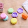 5Pc 10g Macaron Cream Jar,PP Plastic Lotion Cream Box Bottle,Cosmetic Foundation Cream Pill Storage Box,Travel Portable Makeup