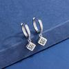 Zircon Hollow Star Stud Earrings for Women Classic Round Square Fashion Ear Cuffs
