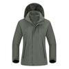 Herren Damen 3-in-1 Wasserdichte Winddichte Wanderjacke Mit Abnehmbarem Fleece-Innenfutter Outdoor Reise Klettern Camping